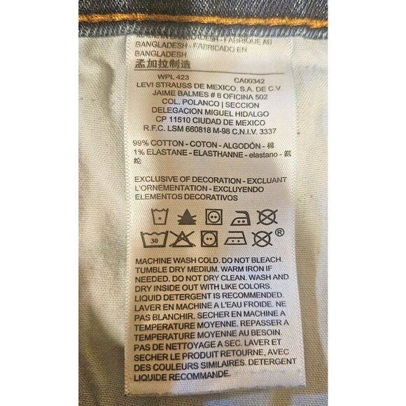 Levi's Jeans Men's 42Wx 32L Medium Wash  Gold Signature Relaxed Fit - Picture 10 of 15